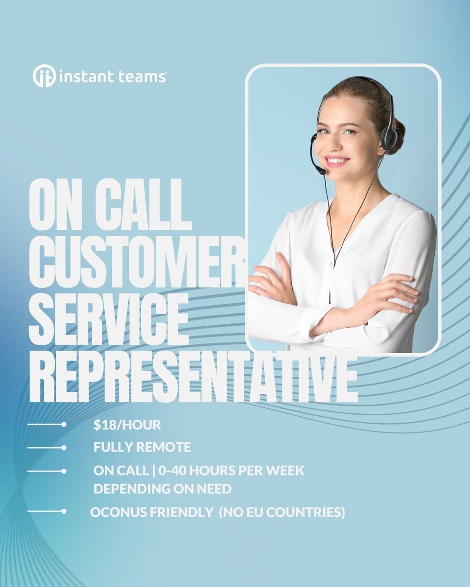 This morning we posted that eight new jobs dropped and are open for applications! 

Well... *drumroll please*

Make that NINE!!! And this one is OCONUS friendly! Apply here: hubs.la/Q03xV4pF0. 

#hiring #applynow #remotework #remotejobs #oncallremote #oconus #instantteams