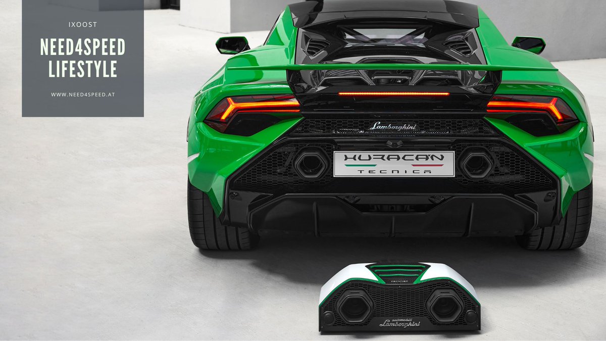 need4speed_at's tweet photo. 🏁 NEU BEI UNS: iXOOST – Motorsport trifft Sound! 

High End Lautsprecher im #Lamborghini #Huracan Design.  

👉 https://t.co/O6hjvGZCKq

#Need4Speed #Lifestyle #iXOOST #Design https://t.co/IEaq5k0l49