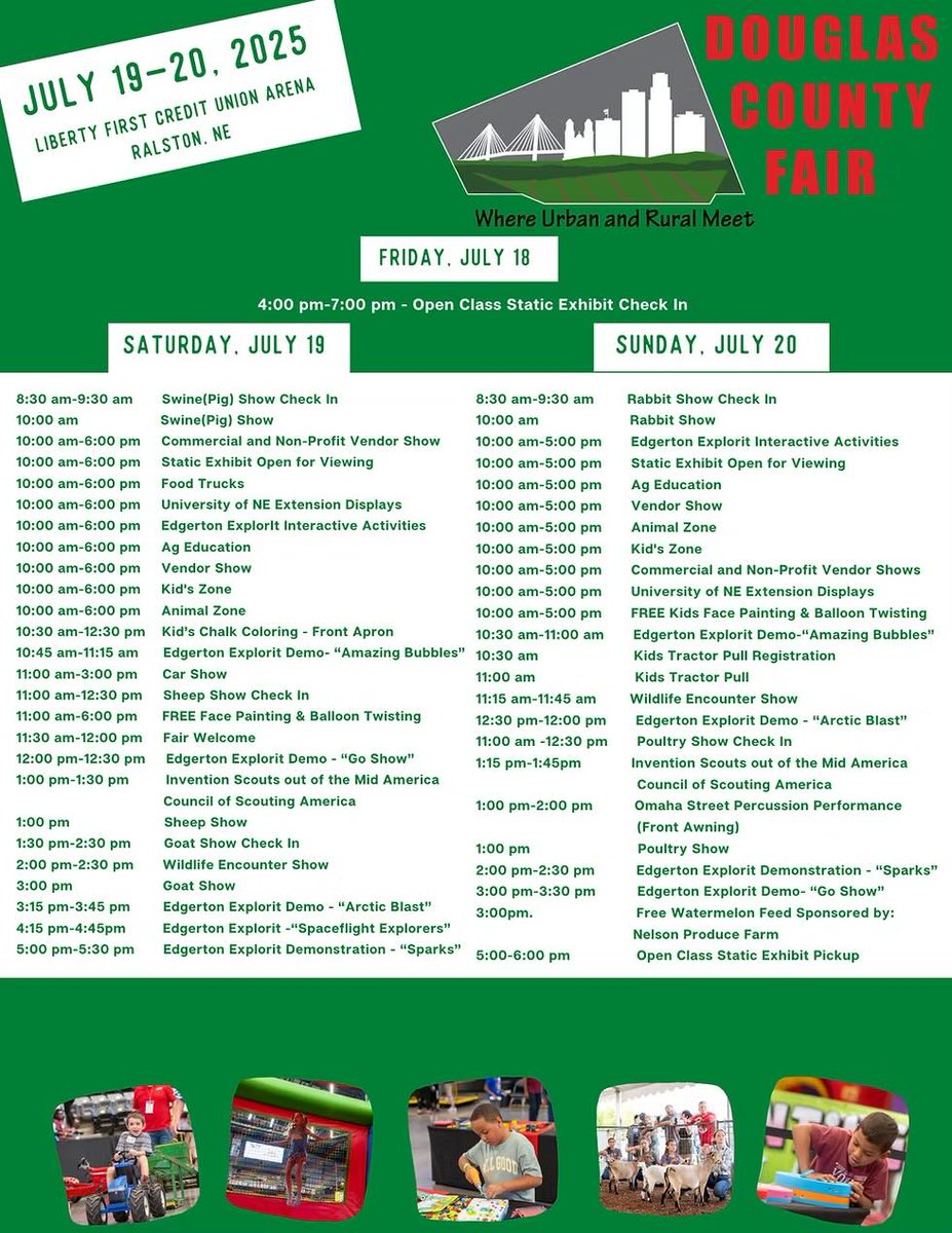 We can’t wait to see you at the Douglas County Fair this weekend! 🎡🐄 Fun, food, and festivities for the whole family. Don’t miss it! 👉 douglascountyfair.org