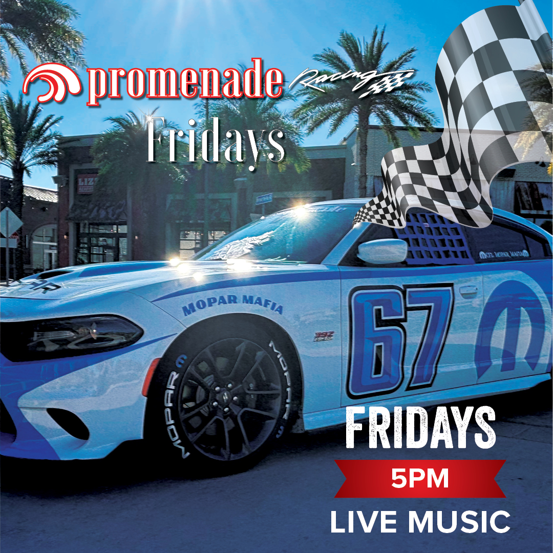 Don’t miss the Promenade Racing Car &amp; Truck Show at Sunset Walk!

Live entertainment and fun for the whole crew.