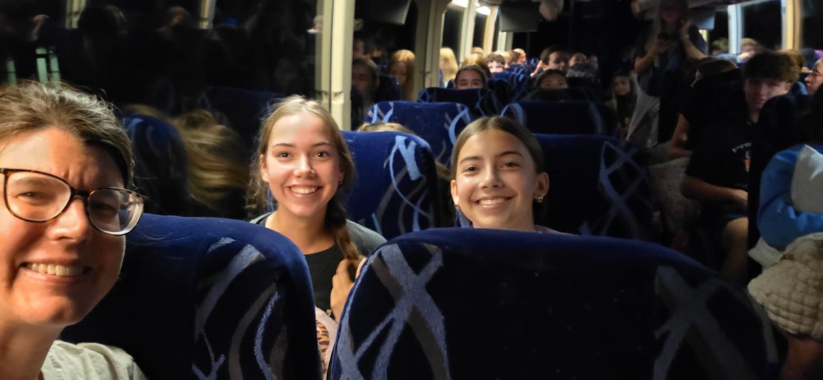 YLAugustaKS's tweet photo. We’re officially on our way to camp!  Destination: Castaway Club in Minnesota.

Pray with us for safe travels and for each student to experience the best week of their life – full of laughter, deep connection, adventure, and the life-changing love of Jesus.

#Augustayounglife https://t.co/FqShy95Vzt
