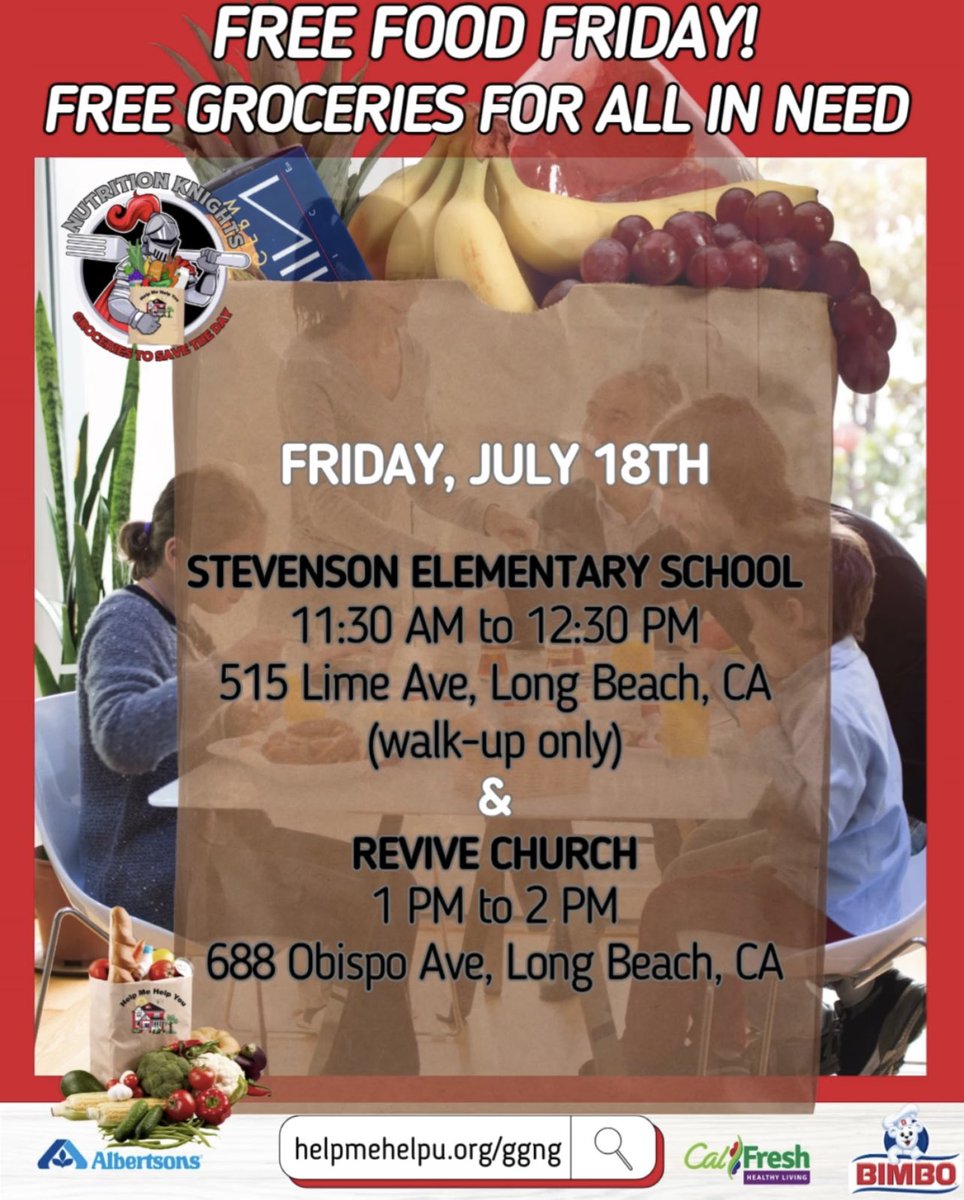 pasc_la's tweet image. FREE Food Distribution today! @helpmehelpyou_lb #freegroceries #freefood #communityresources #freeresources #peopleinneed #losangeles #lacounty