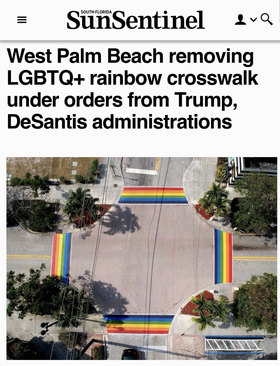 GavinNewsom's tweet image. Florida:
#51 in mental health care
#1 in home insurance costs
#1 in elder fraud
#1 in rent hikes
But let’s crack down on… rainbow crosswalks. Totally the crisis.