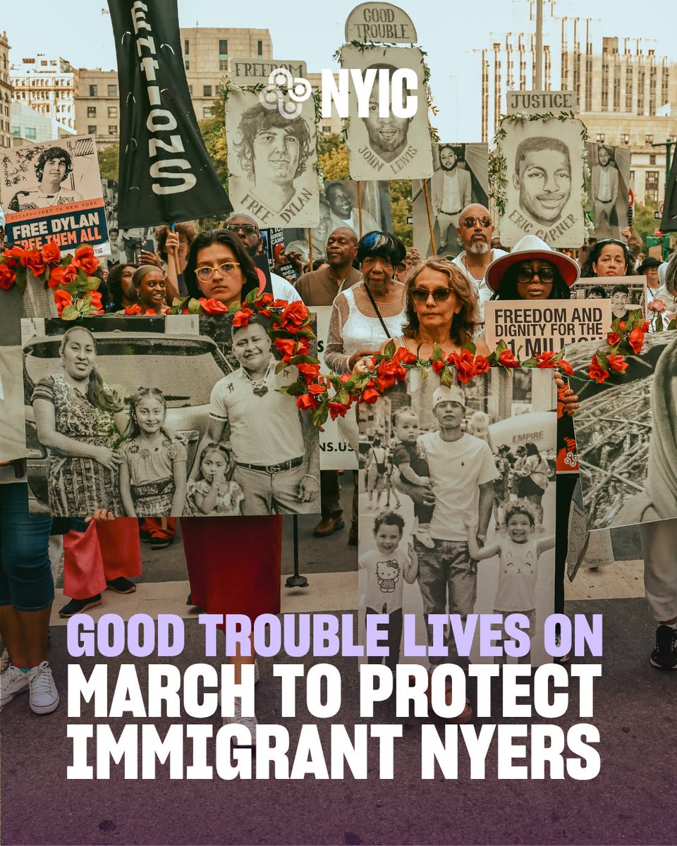 thenyic's tweet image. Good Trouble Lives On
Yesterday, thousands of NYers stood together to demand the stop of injustices by the Trump Administration as we continue the legacy of John Lewis and defend our communities. Our fight continues ✊🏾
#GoodTroubleLivesOn #FreeThemAll