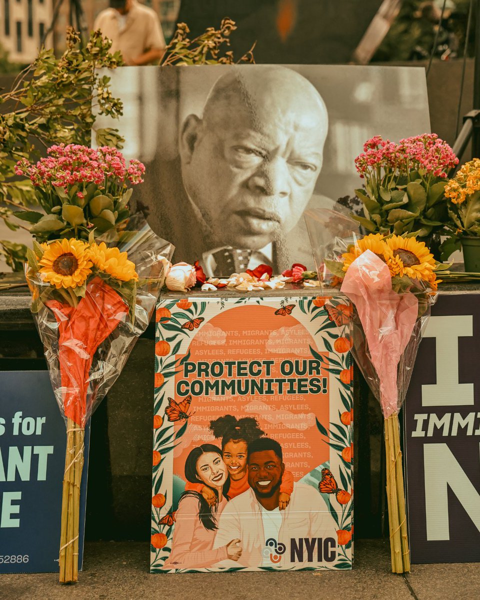 thenyic's tweet image. Good Trouble Lives On
Yesterday, thousands of NYers stood together to demand the stop of injustices by the Trump Administration as we continue the legacy of John Lewis and defend our communities. Our fight continues ✊🏾
#GoodTroubleLivesOn #FreeThemAll