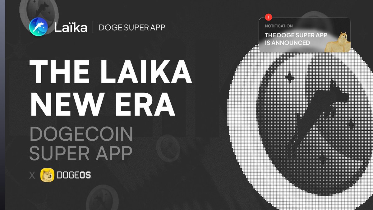 Laika_Layer2's tweet image. Laïka x @DogeOS
Dogecoin sparked the culture.
DogeOS lays the foundation.
Laïka powers the economy.
We’re building a programmable future for $DOGE — with DogeOS as base layer, and Laïka as Super App for communities.
An economic OS for tokens.
A launch engine for brands.
🧵👇