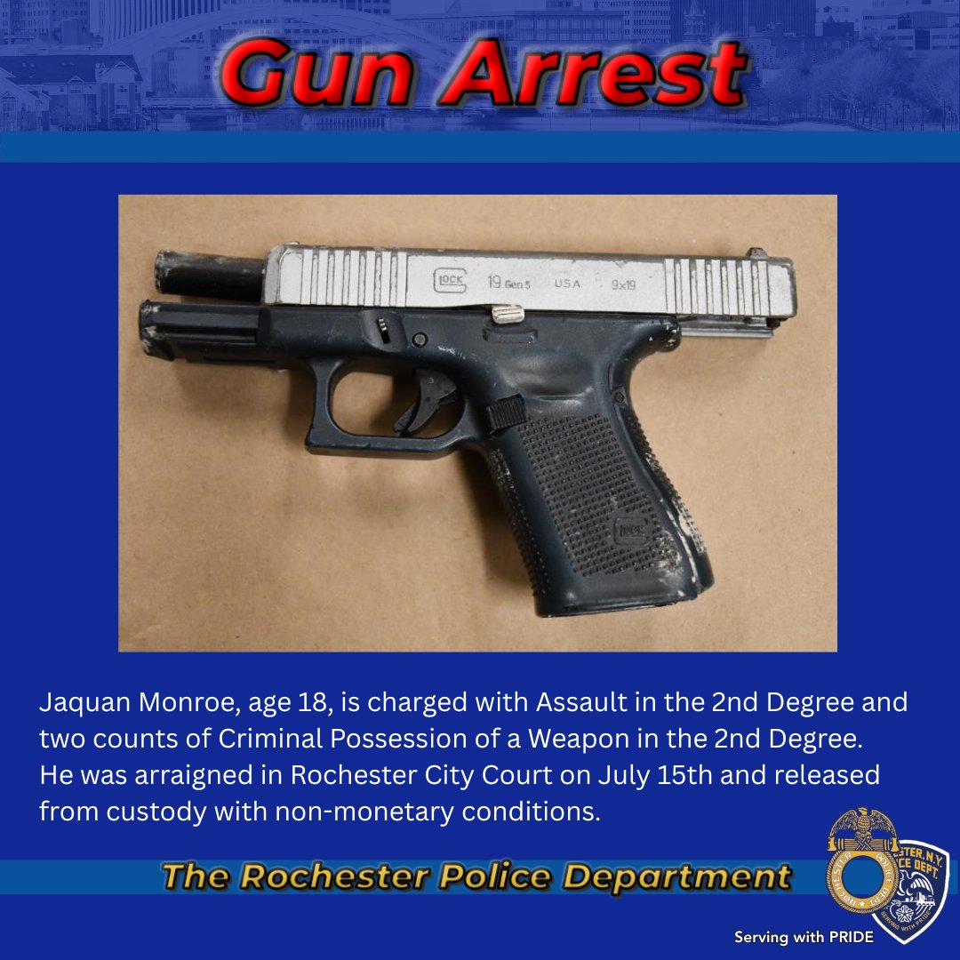 RochesterNYPD's tweet image. Great work from our Officers, Detectives, and Tactical Unit on the arrest of a shooting suspect.