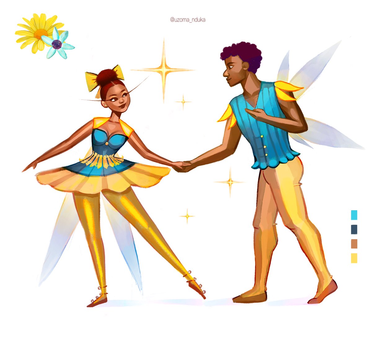 _uzoma_'s tweet image. More flower fairy designs