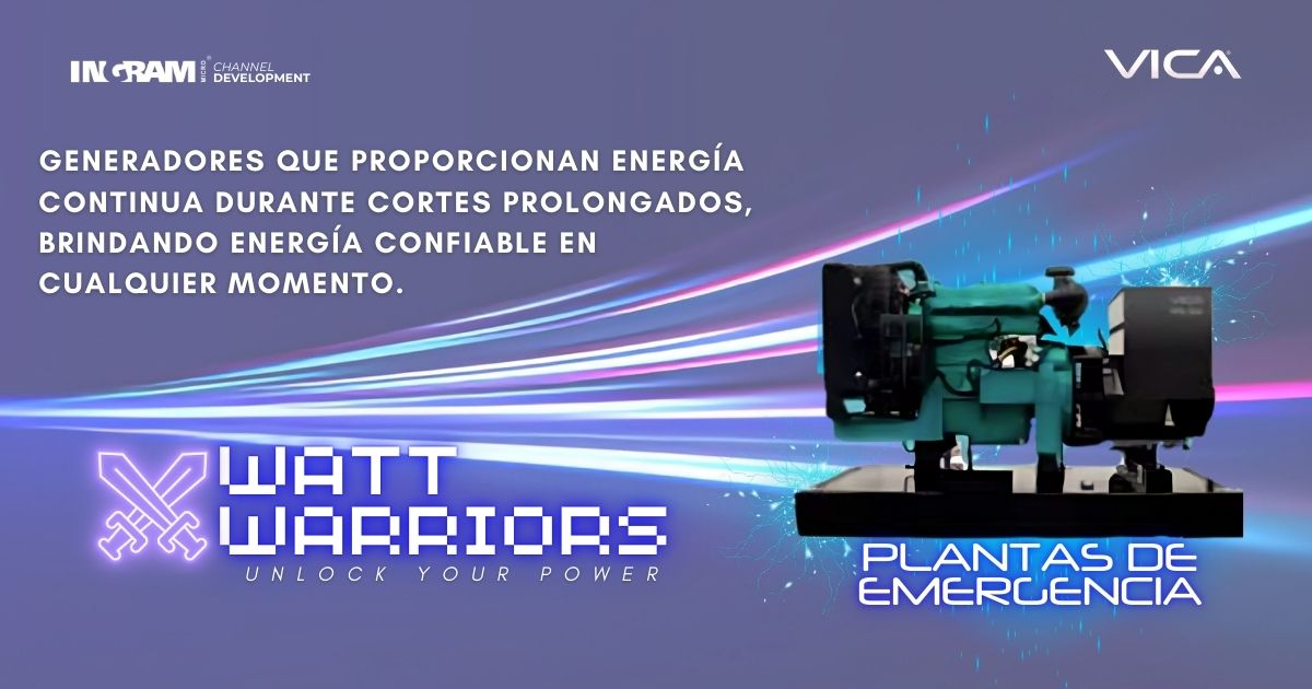 IngramMicroMx's tweet image. 💡Con Watt Warriors de VICA ¡Estamos impulsados por la innovación!
Con nuestra línea de Plantas de Emergencia VICA
¡No te quedes atrás nosotros podemos ayudarte!
📨 Contáctanos: iran.ortiz@ingrammicro.com
#VICA #ChannelDevelopment #SolucionesenEnergía&Electrónica #Energy&Protect