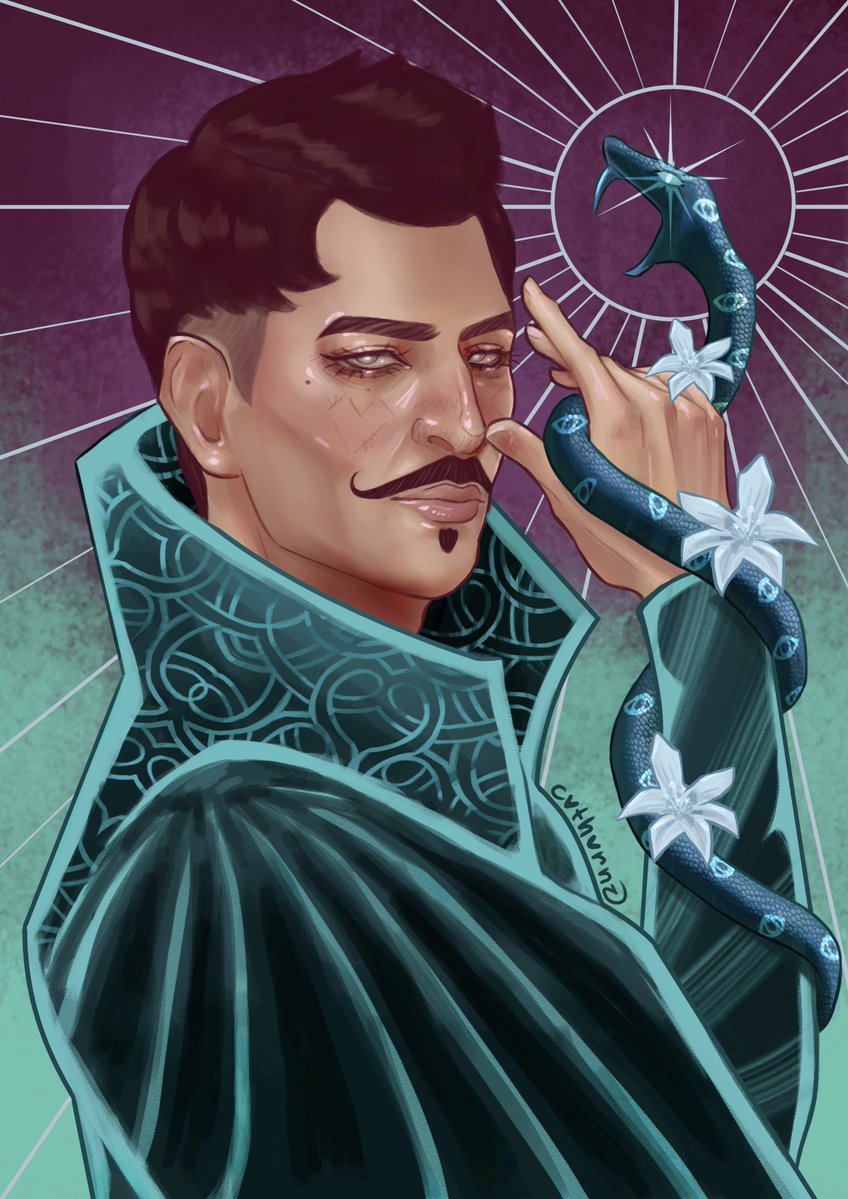 cothornz's tweet image. this is a mage only household ☝️
#DragonAge #dai #DorianPavus