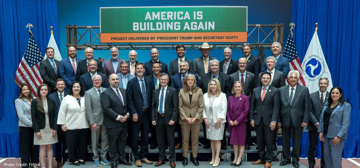 USDOTFHWA's tweet image. U.S. Department of Transportation Deputy Secretary Steven Bradbury and Senior Advisor Sean McMaster hosted a first-of-its-kind event on Thursday, bringing together State DOT CEOs to discuss @USDOT’s policy priorities for the next surface transportation reauthorization.