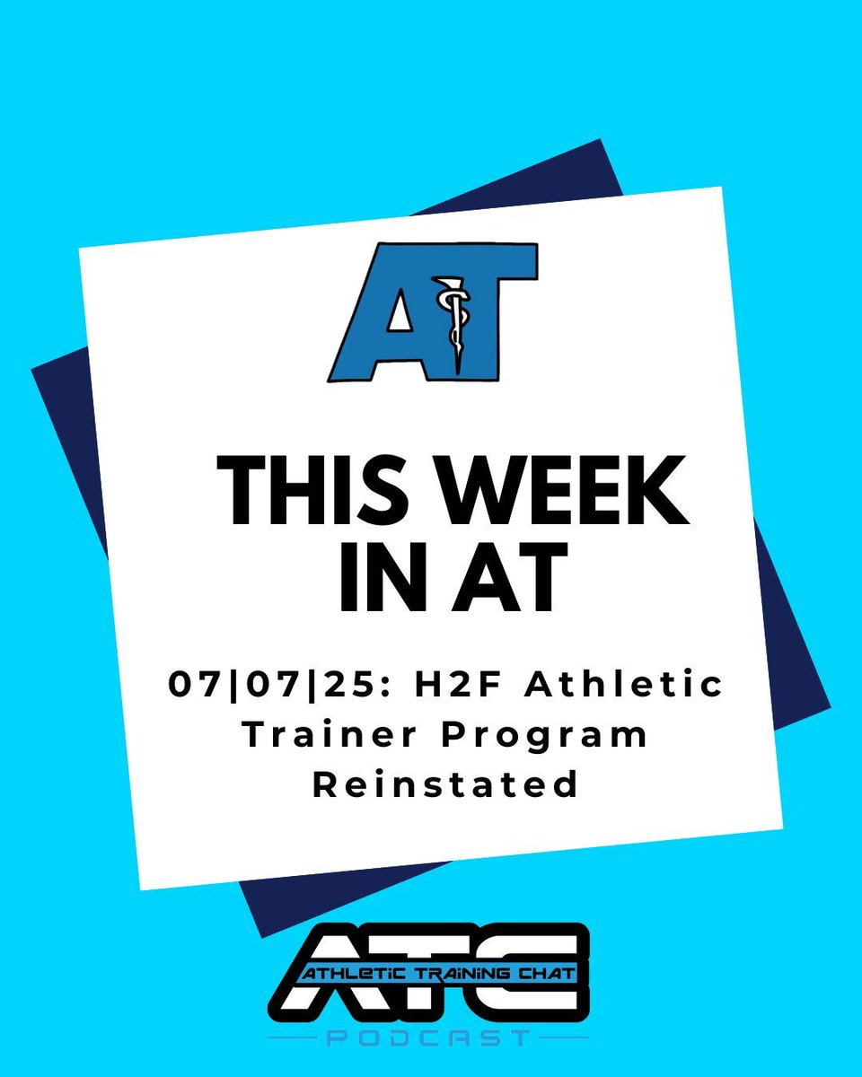 This Week in AT: 07|14|2025-“Assistant” Athletic Trainer

Language matters and how we define AT positions can have an impact on the profession.

Sign up/Read on Substack: buff.ly/L8IGTqE 

LINK: youtu.be/vmXq9t8JHQA 

#ThisWeekInAT #AdaptedToAT