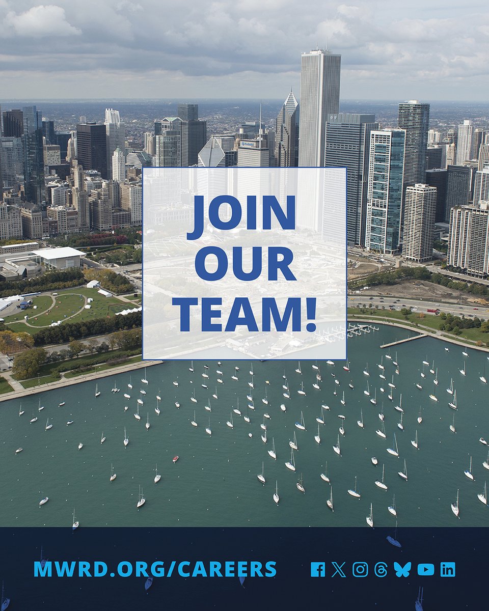 MWRDGC's tweet image. 🏆 Join a leading organization committed to protecting water quality in #CookCounty! The #MWRD is seeking talented tradespeople for “Pipefitter.”
✍️ The application period closes on August 1, 2025. Review job specifications and apply: jobapscloud.com/MWRD/