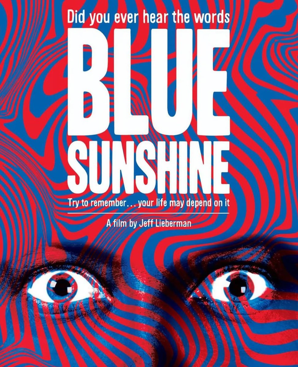 ThePCCLondon's tweet image. Next Friday 25th July at 6pm, we're diving headfirst into one of the wildest cult horrors of the '70s with BLUE SUNSHINE, screening as part of our FRIDAY NIGHT FRIGHTS strand.
🎟️: tinyurl.com/3dtc6vc8