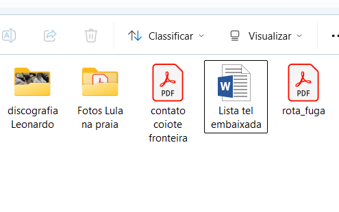 A PF abriu o pendrive, família