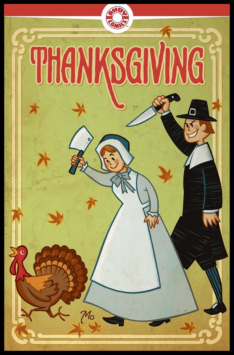 AHOY Comics (@ahoycomicmags) on Twitter photo "I wrote the horror one-shot THANKSGIVING to ask a simple question. Who are we?"
This bold and biting essay from <a href="/Manruss/">Mark Russell</a> about why he wrote his new one-shot THANKSGIVING is one hell of a #FridayFeeling.
Give the whole thing a read over at <a href="/bleedingcool/">Bleeding Cool</a>: bleedingcool.com/comics/mark-ru… "I wrote the horror one-shot THANKSGIVING to ask a simple question. Who are we?"
This bold and biting essay from <a href="/Manruss/">Mark Russell</a> about why he wrote his new one-shot THANKSGIVING is one hell of a #FridayFeeling.
Give the whole thing a read over at <a href="/bleedingcool/">Bleeding Cool</a>: bleedingcool.com/comics/mark-ru…
