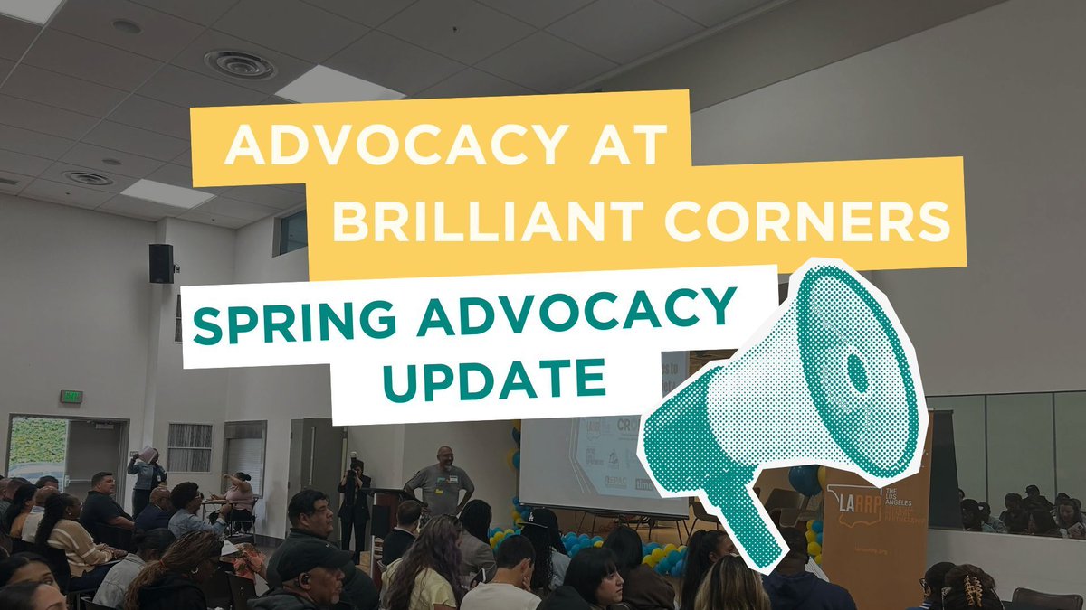 New recap post: Brilliant Corners pursued several advocacy initiatives this Spring season. Our External Affairs team also participated in some impactful local engagement opportunities in LA. Check out the post to learn about our latest advocacy work.buff.ly/9p7FnIY