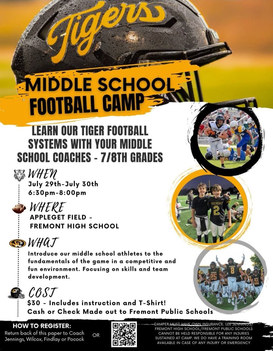 FHS_tigerfb's tweet image. FMS Football Camp!! Come and get better with our Tiger staff!! Sign up today! forms.gle/67ViwtrGW7i1ng…
@fhstigersports
@SPORTSFMS
@RandySpeer_FT