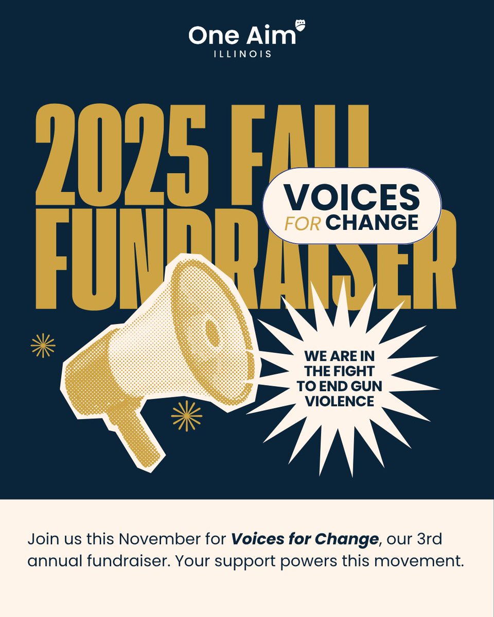 We don’t just talk about change—we amplify the people making it happen. Join us this November for Voices for Change, our 3rd annual fundraiser honoring the people and communities driving real change. Your support powers this movement.

Tickets + more info: oneaimil.com