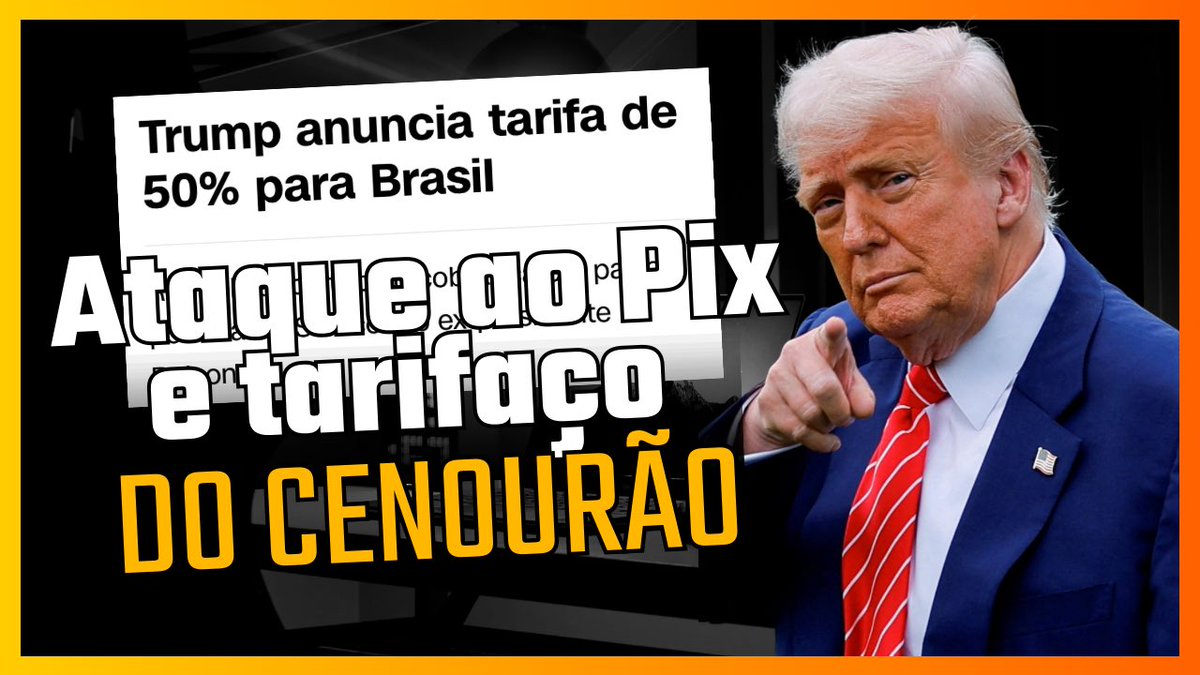 luanufal's tweet image. 📢 NOVO VÍDEO NO CANAL
Nesse vídeo eu falo sobre os impactos do tarifaço do cenourão tanto no Brasil quanto no próprio EUA.
Falo tbm sobre o que está por trás desse ataque ao Pix.
Link: openyoutu.be/xPNrtu2sjiU?si…