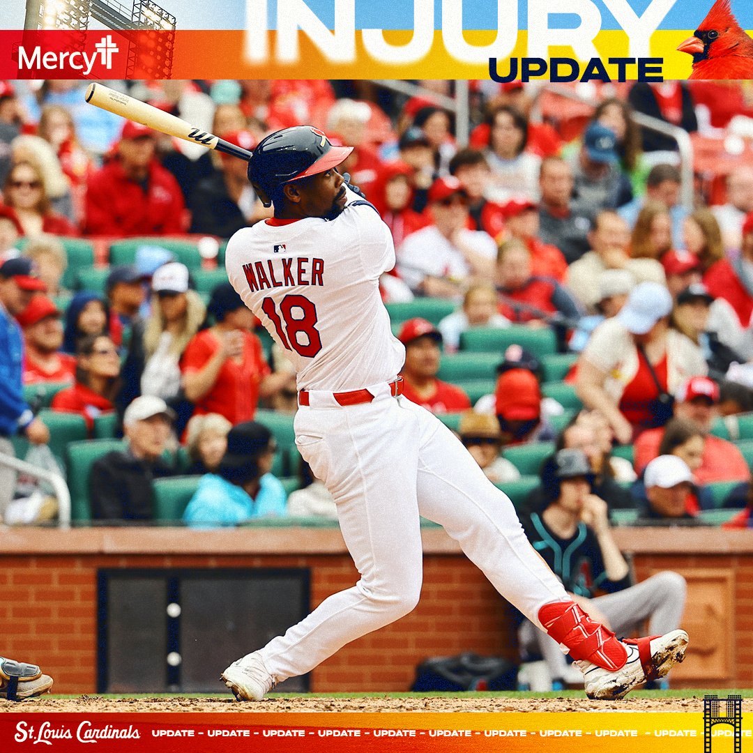 Cardinals's tweet image. OF Jordan Walker has been activated from the 10-day IL.
INF Thomas Saggese has been optioned to Memphis (AAA).