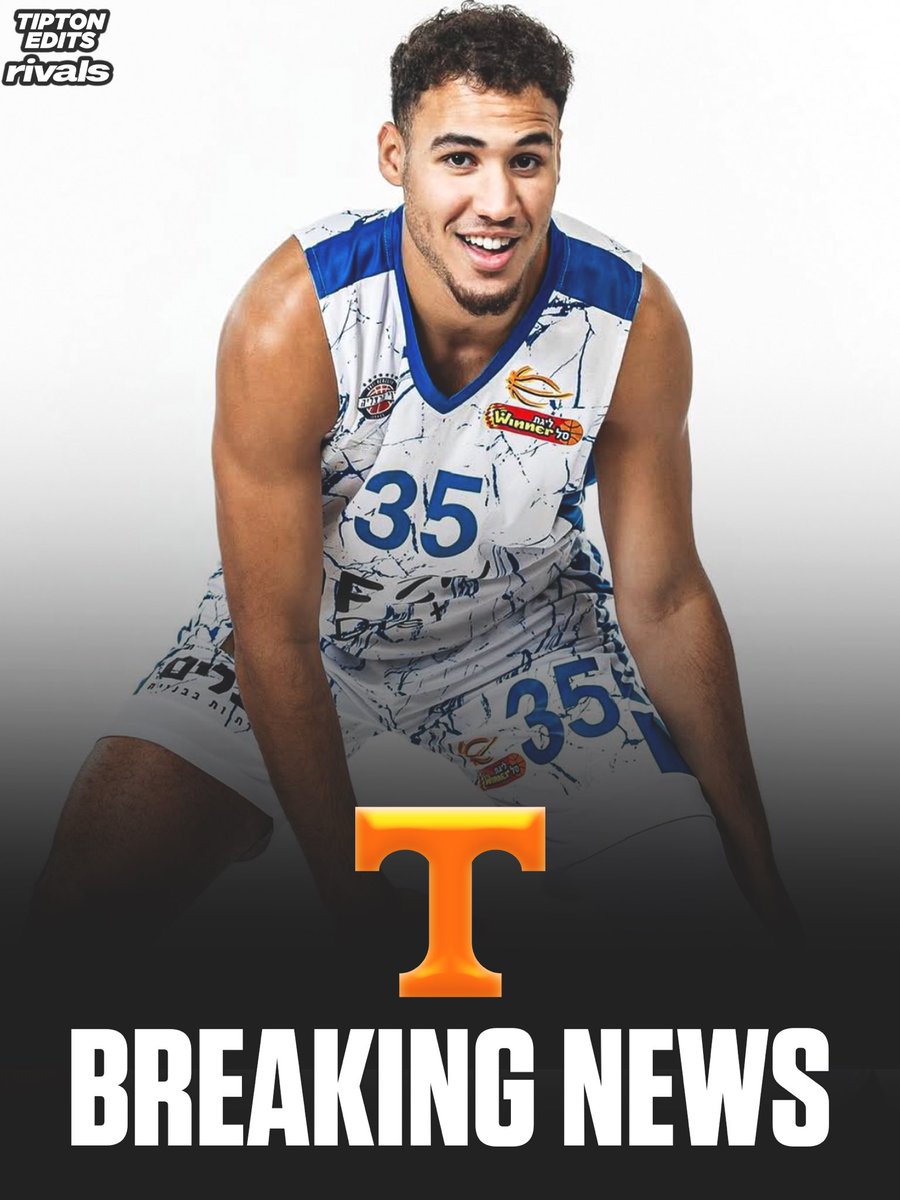 TiptonEdits's tweet image. NEWS: Tennessee has landed a commitment from 22-year-old international prospect Ethan Burg, source told @Rivals.
The 6-3 combo guard from Israel has played professionally the last two seasons. He’s expected to have two-three years of eligibility for the Vols.…