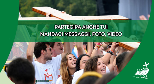 Tv2000.it (@tv2000it) on Twitter photo Partecipa anche tu al #Giubileo dei #Giovani!
Dal #28luglio al #2agosto #Tv2000 sarà in diretta con un programma speciale che racconterà questo importante evento e i suoi protagonisti.
Vogliamo raccontare anche la tua esperienza!
Inviaci da subito  un messaggio scritto, una Partecipa anche tu al #Giubileo dei #Giovani!
Dal #28luglio al #2agosto #Tv2000 sarà in diretta con un programma speciale che racconterà questo importante evento e i suoi protagonisti.
Vogliamo raccontare anche la tua esperienza!
Inviaci da subito  un messaggio scritto, una