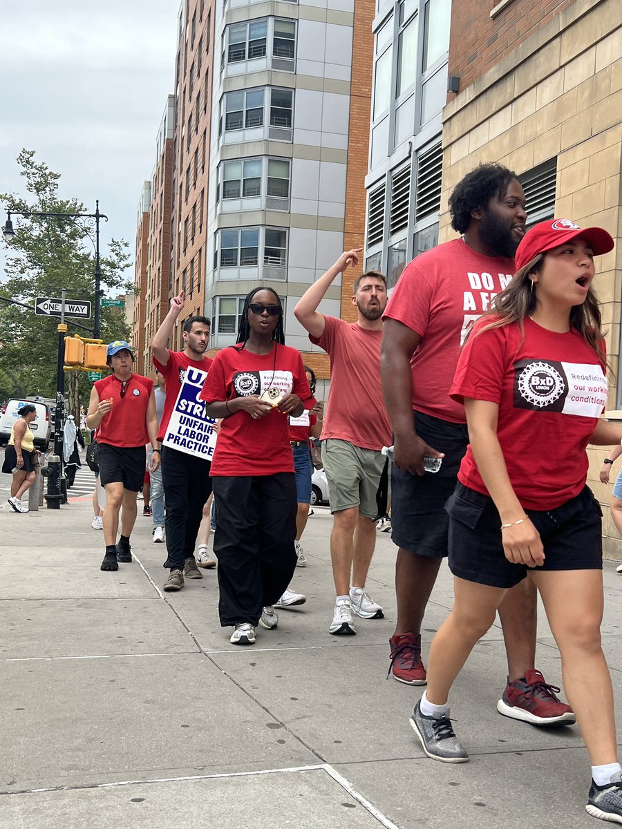 BxDUnion's tweet image. DAY 1 STRIKE: Our clients joined our picket line!