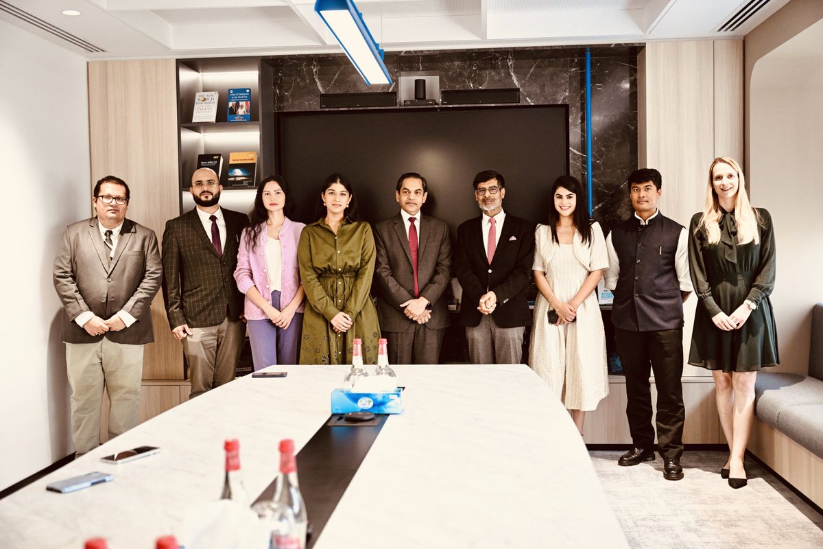 Samir Saran (@samirsaran) on Twitter photo Delighted to host Amb <a href="/sunjaysudhir/">Sunjay Sudhir</a> for a conversation on 🇮🇳🇦🇪 Strategic Partnership: Opportunities & Pathways at our <a href="/orfmiddleeast/">ORF Middle East</a> campus
Great to know how 🇮🇳&🇦🇪 are working on diverse domains incl trade, edu, tech, space, nuclear, defence & payments
Thank you Amb <a href="/orfonline/">ORF</a> Delighted to host Amb <a href="/sunjaysudhir/">Sunjay Sudhir</a> for a conversation on 🇮🇳🇦🇪 Strategic Partnership: Opportunities & Pathways at our <a href="/orfmiddleeast/">ORF Middle East</a> campus
Great to know how 🇮🇳&🇦🇪 are working on diverse domains incl trade, edu, tech, space, nuclear, defence & payments
Thank you Amb <a href="/orfonline/">ORF</a>