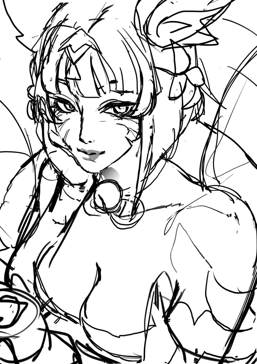 batsheba_'s tweet image. j’aime TROP le nouveau skin de Ahri donc : wip