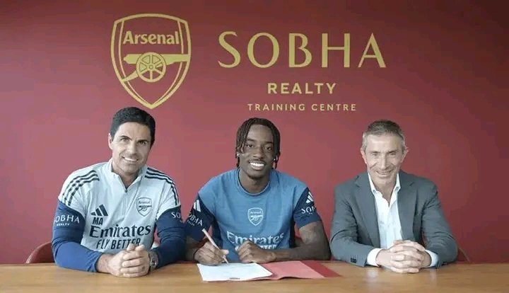 Noni Madueke officially joins <a href="/Arsenal/">Arsenal</a> from @Chelsea on along term contract.<a href="/Shekifm/">@106.6 shekifm </a>