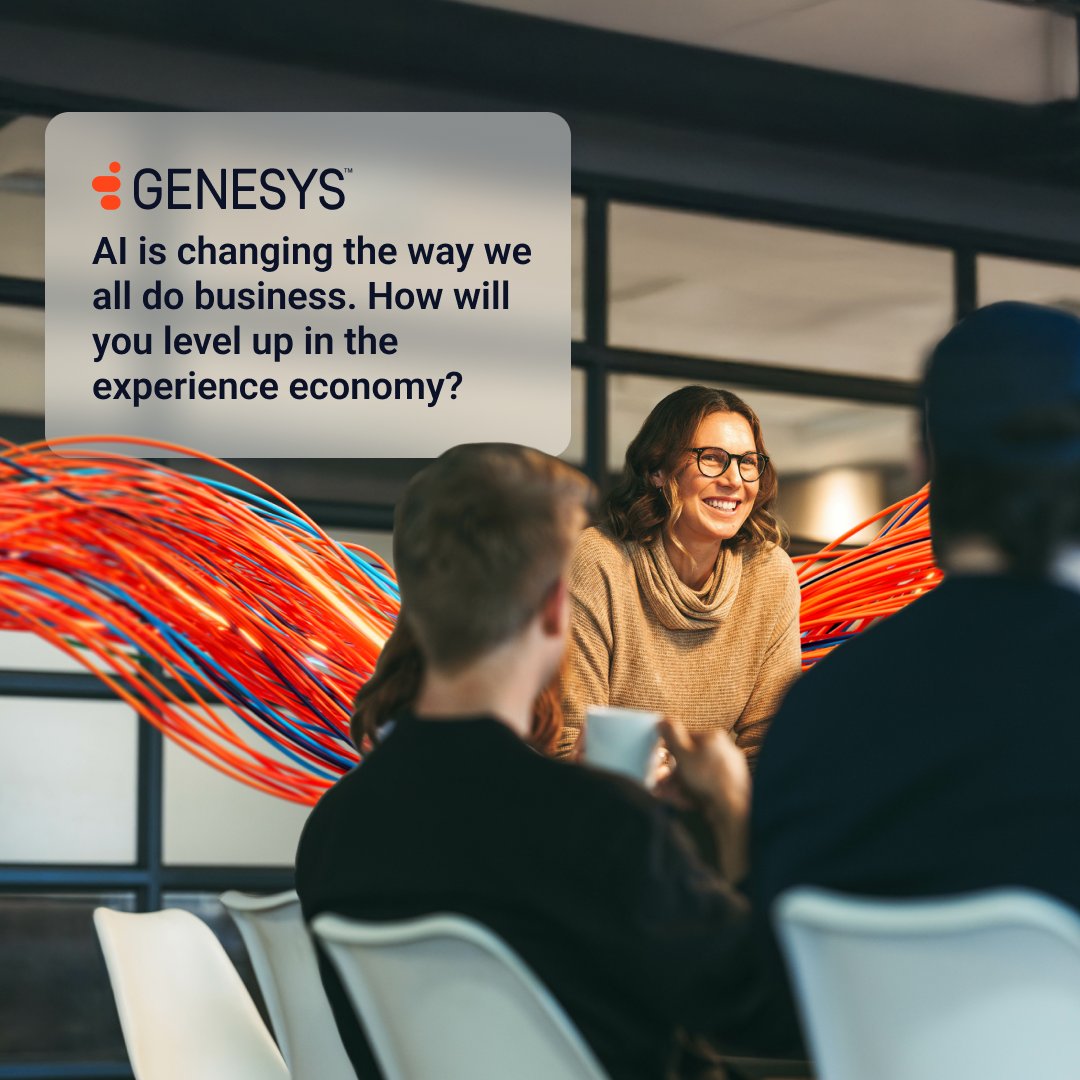 It’s time to rethink what drives growth in a world where experience is everything.

Customer experience isn’t just about service anymore. It’s a key driver of loyalty, reputation and growth.
 
At Genesys, we're helping brands move beyond reactive support: gsys.cx/4kF2dxb