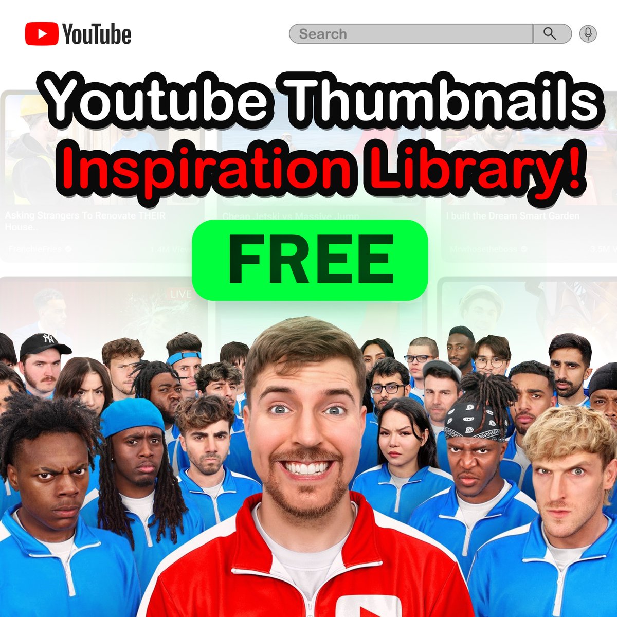 This Free Library Made Thumbnail Ideation 10x Easier And Faster🤯

500+ high-performing thumbnails — organized by Professional into niches &amp; ready to browse online. ⚡️

Like, RT &amp; comment “thumbs” to get access to the link.
(Must be following so I can DM you!) 📩