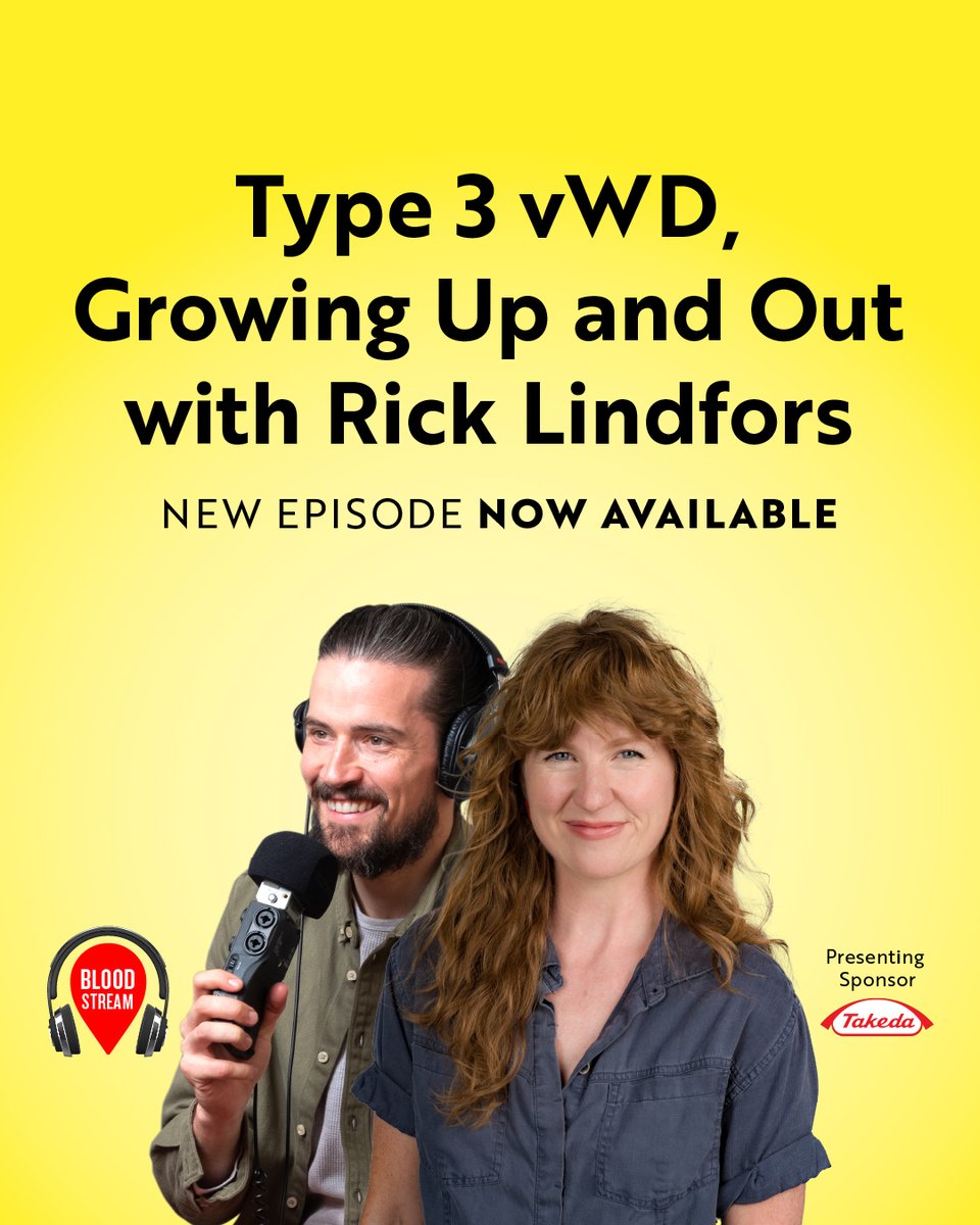 Rick Lindfors is cool, lives with Type 3 vWD and is in the Minnesota Search and Rescue Dog Association. Listen in to his inspiring story! bit.ly/thebloodstream…

Presenting Sponsor: #Takeda #bloodstreammedia #raredisease #bleedingdisorders #podcast