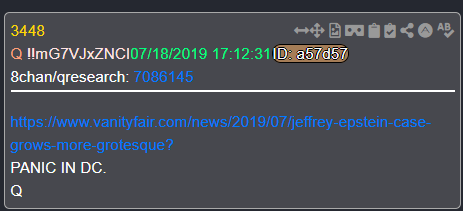 End0rphinRush's tweet image. Things are about to get spicy'
They want us DIVIDED.
What happens when the public finds out the TRUTH?
What happens when the FAKE NEWS MEDIA can no longer control the narrative (when disinformation is no longer swallowed and/or accepted as auto-truth)?
vanityfair.com/news/2019/07/j…
