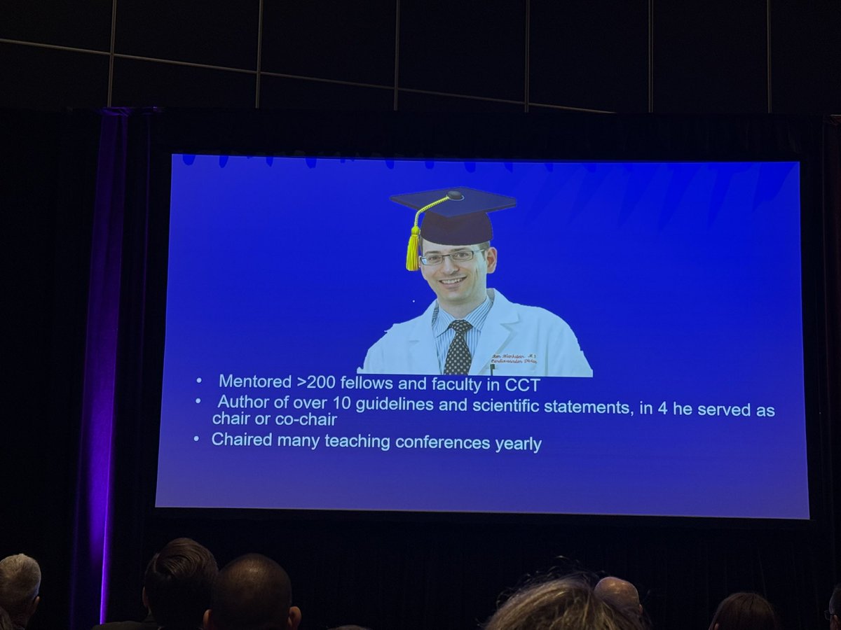 purviparwani's tweet image. Congratulations @RonBlankstein 
Master clinician, researcher and mentor to so many of us #yesCCT #SCCT2025 
Thank you for everything that you do for your patients, trainees, friends and #CVimaging world!
