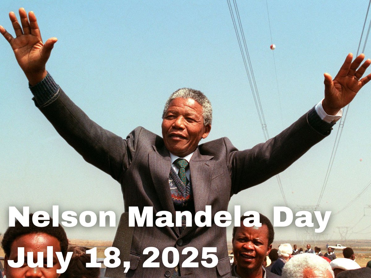 SenJackReed's tweet image. A global icon for justice, peace, and reconciliation, Nelson Mandela was a champion of human rights. He continues to inspire. #MandelaDay2025