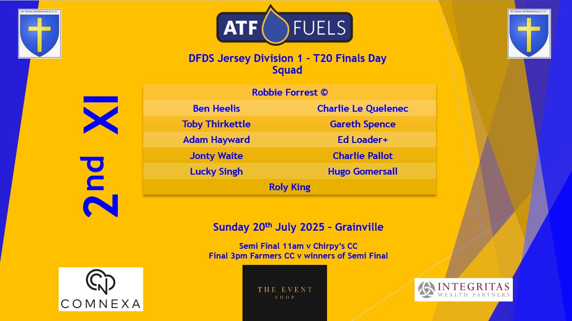 We've named our squads for this weekend's T20 finals days.
Should be a great couple of days for local cricket 🏏🔵🟡🏏