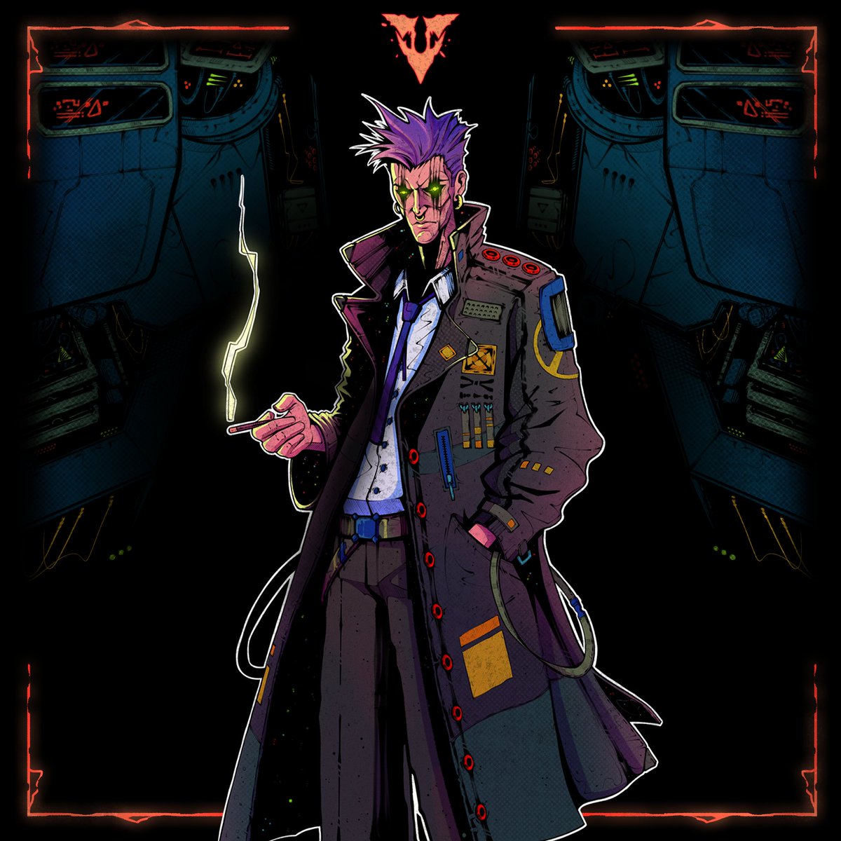 ❗BREAKING: Howard removes his hat.

🎩 For the first time ever… Howard without the hat. Our artist finally drew him bare-headed. And, he looks badass. Don’t you think? 😎🖤

#characterart #indiegames #celestialreturn #digitalart #Development #IndieGameDev #ArtistOnTwitter