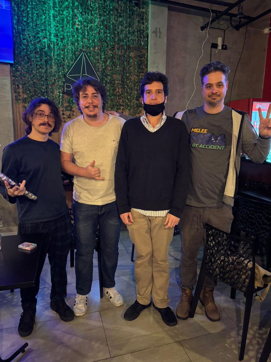 MELEEBRASIL's tweet image. TOP 4 MELEE BY ACCIDENT
🥇TRZ
🥈Kodo
🥉Joker
🏅Not
Uma noite memorável, e esse é só o começo. Viva o offline e tudo o que ele proporciona. Até a próxima 🏆
