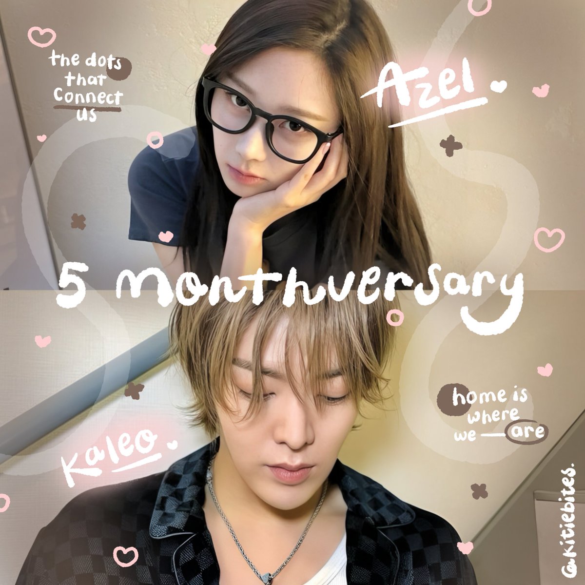 happy 5 monthversary buat kak kaleo dan kak azel!😆 <a href="/wbacott/">Kaleo</a>  <a href="/hazelntzs/">azel</a> smoga rejekinya lancar terus dan smoga hubungannya langgeng terus sampai maut yg memisahkann(eaa)💃💃 terimakasih sudah jajanin layout gemas buatan kak <a href="/kitiebites/">CEYi-ChEese! ^⎚-⎚^</a> 😽🩷