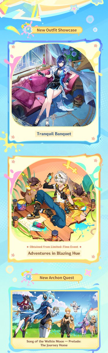 GenshinImpact's tweet image. Genshin Impact Version 5.8 Special Program Recap
#GenshinImpact
Traveler, here are the redemption codes for this Special Program!
Primogems ×100 + Mystic Enhancement Ore ×10 "Ineffa0730Birgitta"
Primogems ×100 + Hero's Wit ×5 "Summer0730Asha"
Primogems ×100 + Mora ×50,000…