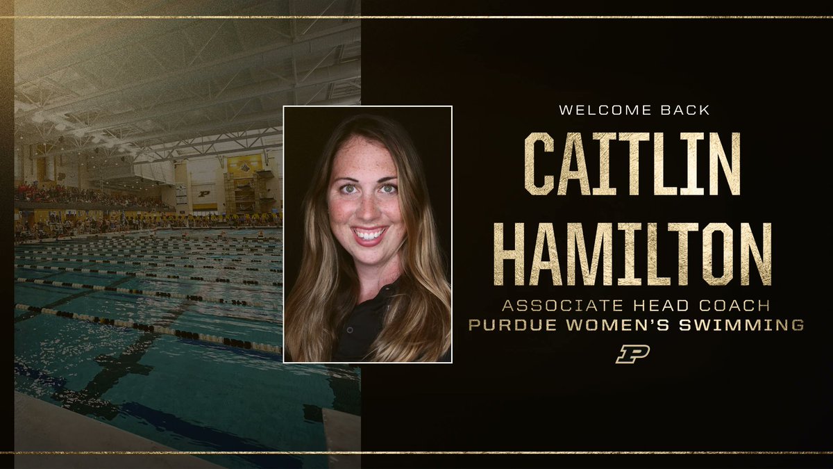 PurdueHHS's tweet image. We're so happy to welcome back one of our very own, Caitlin Hamilton, a 2014 alumna of @HKPurdue, as she rejoins #Purdue Women's Swimming and Diving as the program’s associate head coach.
➡️ bit.ly/4kUI3Q4
@PurdueWSwim
#PurdueHHS #PurdueUniversity #PurdueAlumni #BoilerUp