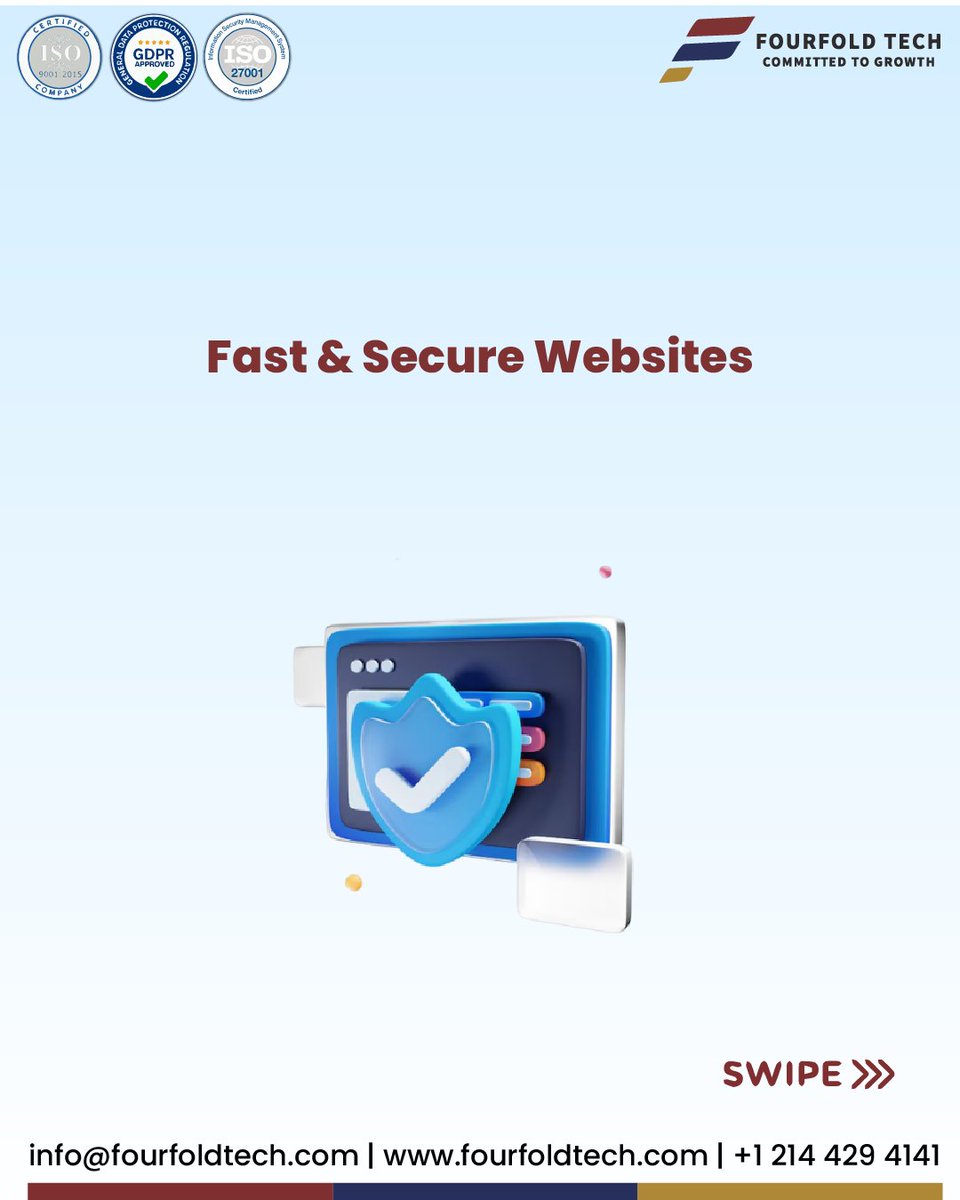 FourfoldTech's tweet image. 6 Reasons to Hire Certified WordPress Developers
👨💻 Hire certified WordPress developers from Fourfold Tech today!
🌐 fourfoldtech.com
#WordPressExperts #CertifiedDevelopers #HireWordPressDeveloper #WebDevelopment #FourfoldTech #WPDevelopment #CustomWebDesign