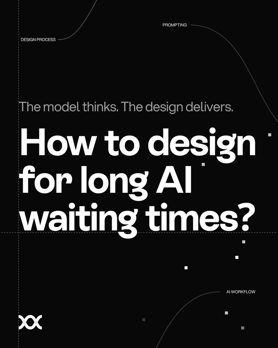 flexxistudio's tweet photo. ⏳ How to design for long AI waiting times? 
Don’t let users wait in the dark. 
🧠 Reflect the model’s reasoning 
⚡ Drip partial value 
🎯 Let users act 
🔁 Use micro-interactions

👀 Swipe through for tips you can apply today.

#UXForAI #AIUX #ProductDesign #FlexxiDesign https://t.co/r7CQm6aV6k