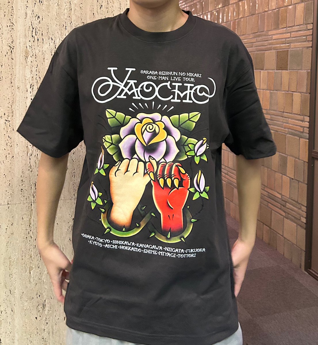 bluespring_go's tweet photo. #さらば八百長　#愛知公演　#名古屋
楽しかった〜！！
ヤマネさんにTシャツ似合ってるって
言ってもらえてニッコリな息子😊 https://t.co/1TmiET5hy8