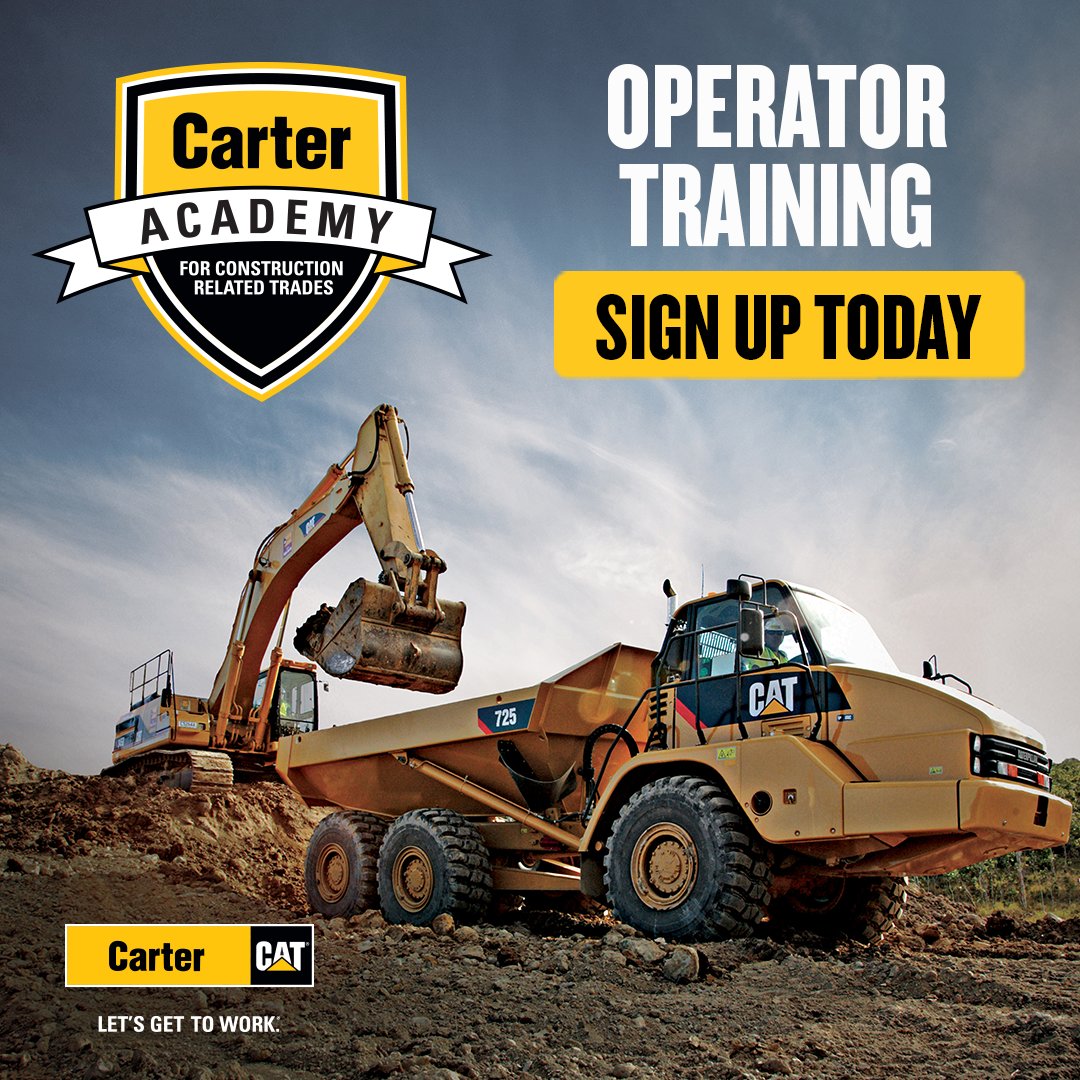 🚜 Want to be a Heavy Equipment Operator? 🚧 Enroll in our Operator Training Program and master the machines that build the world! 💪

Limited spots! Sign up now at CarterAcad.com and dig into your future! 🏗️