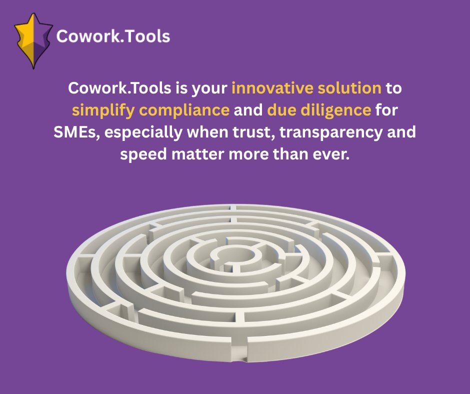 Cowork.Tools is your innovative solution to simplify compliance &amp; due diligence for SMEs. 

No more time lost to admin overload, scattered documents, or slow checks.

DM us to join our exclusive Beta Testing group.

#CoworkTools #SmarterCompliance #CoworkingSolutions