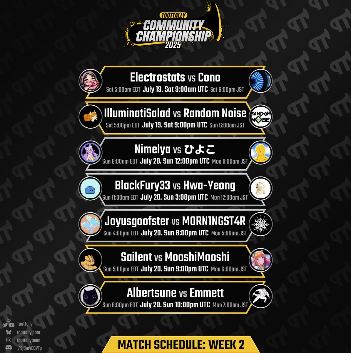 TTCC Week 2 is this weekend, and this time we'll see 4 tromboners dropping out of the competition! Who will be these tromboners? Who will be the ones to get through? How long can I keep writing this announcement for before running out of ideas? We'll find out soon enough!