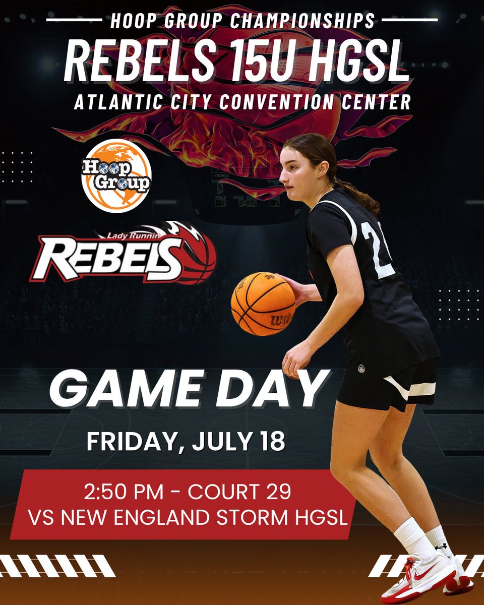 Lady Runnin Rebels 2028 HGSL White (@lrr2028hgsl) on Twitter photo Last tournament of the season tips off today in AC! Let’s go Rebels!! <a href="/hgsl_girls/">Hoop Group Girls</a> <a href="/LadyRunnin/">Lady Runnin Rebels</a> Last tournament of the season tips off today in AC! Let’s go Rebels!! <a href="/hgsl_girls/">Hoop Group Girls</a> <a href="/LadyRunnin/">Lady Runnin Rebels</a>